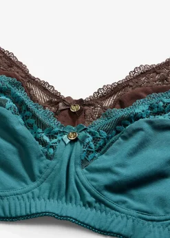 Lot de 2 soutiens-gorge coton sans armatures