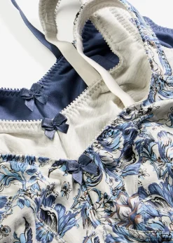 Lot de 3 soutiens-gorge coton sans armatures