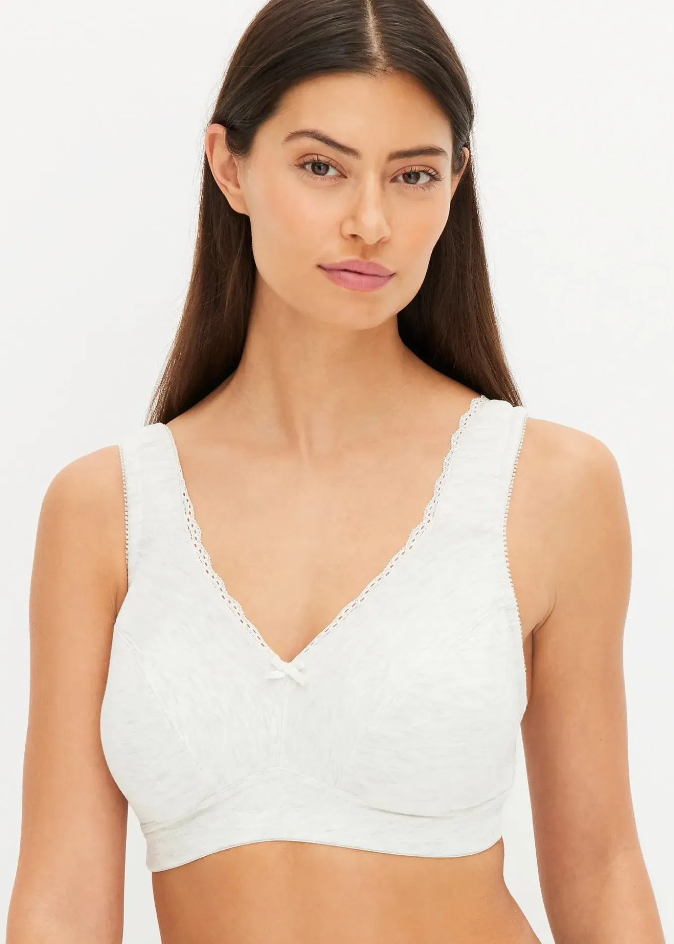 Lot de 2 soutiens-gorge coton minimiseurs sans armatures