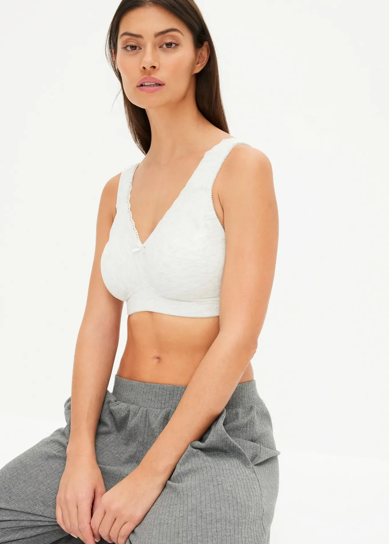 Lot de 2 soutiens-gorge coton minimiseurs sans armatures