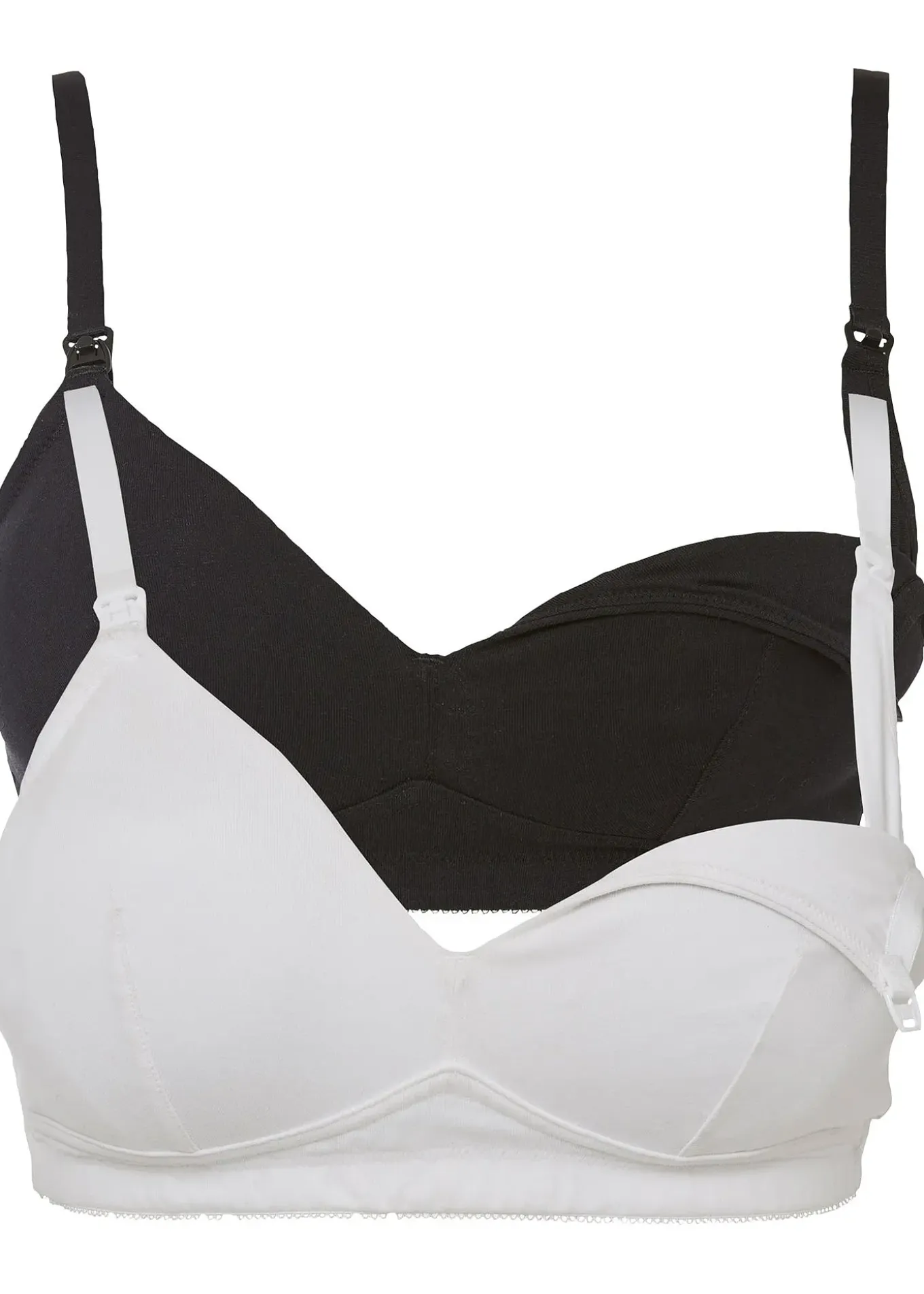 Lot de 2 soutiens-gorge d’allaitement coton sans armatures