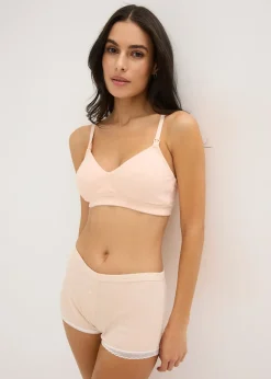 Lot de 2 soutiens-gorge d’allaitement coton sans armatures