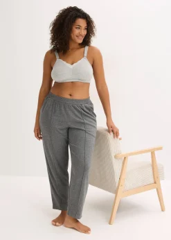 Lot de 2 soutiens-gorge d’allaitement sans armatures avec coton et dentelle