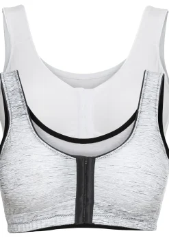 Lot de 2 soutiens-gorge fermeture devant, sans armatures