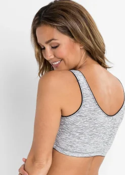 Lot de 2 soutiens-gorge fermeture devant, sans armatures