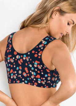 Lot de 2 soutiens-gorge fermeture devant sans armatures avec coton