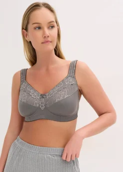 Lot de 2 soutiens-gorge grand maintien sans armatures avec bretelles rembourrées