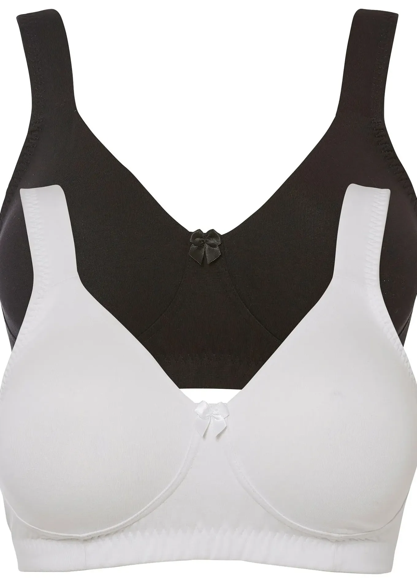 Lot de 2 soutiens-gorge minimiseurs moulés sans armatures en coton