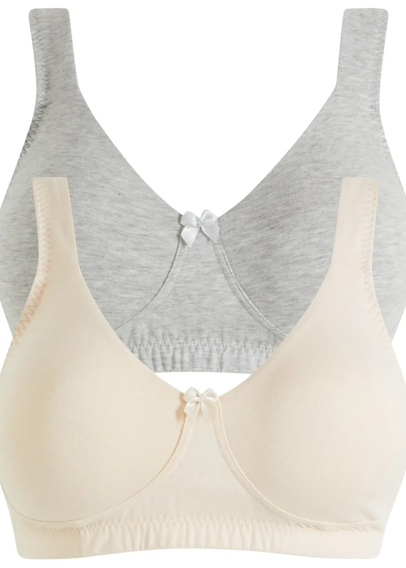 Lot de 2 soutiens-gorge minimiseurs moulés sans armatures en coton