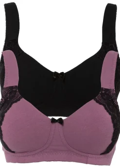 Lot de 2 soutiens-gorge minimiseurs sans armatures