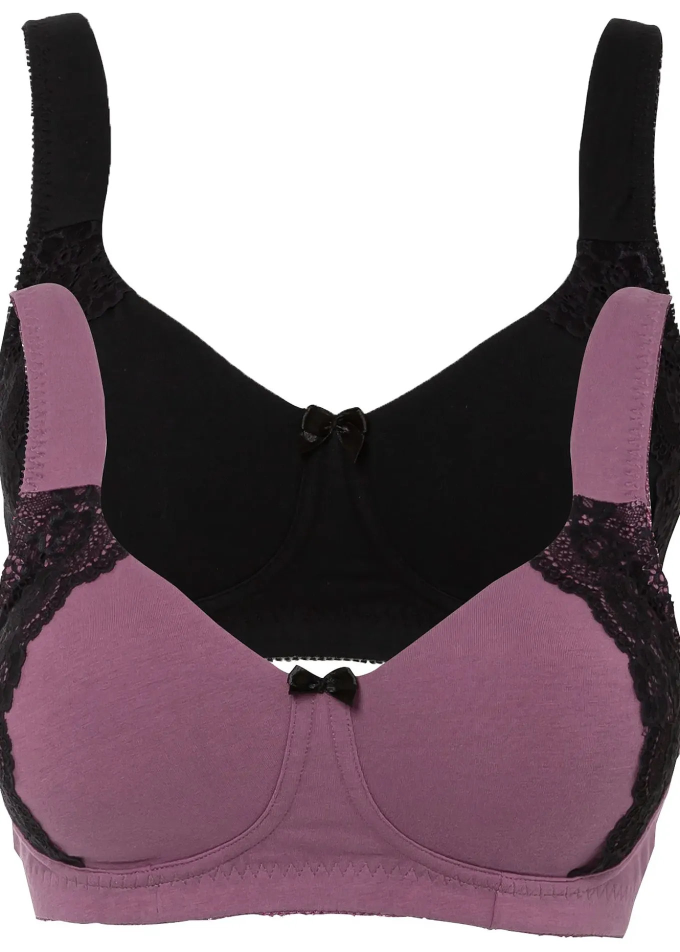 Lot de 2 soutiens-gorge minimiseurs sans armatures