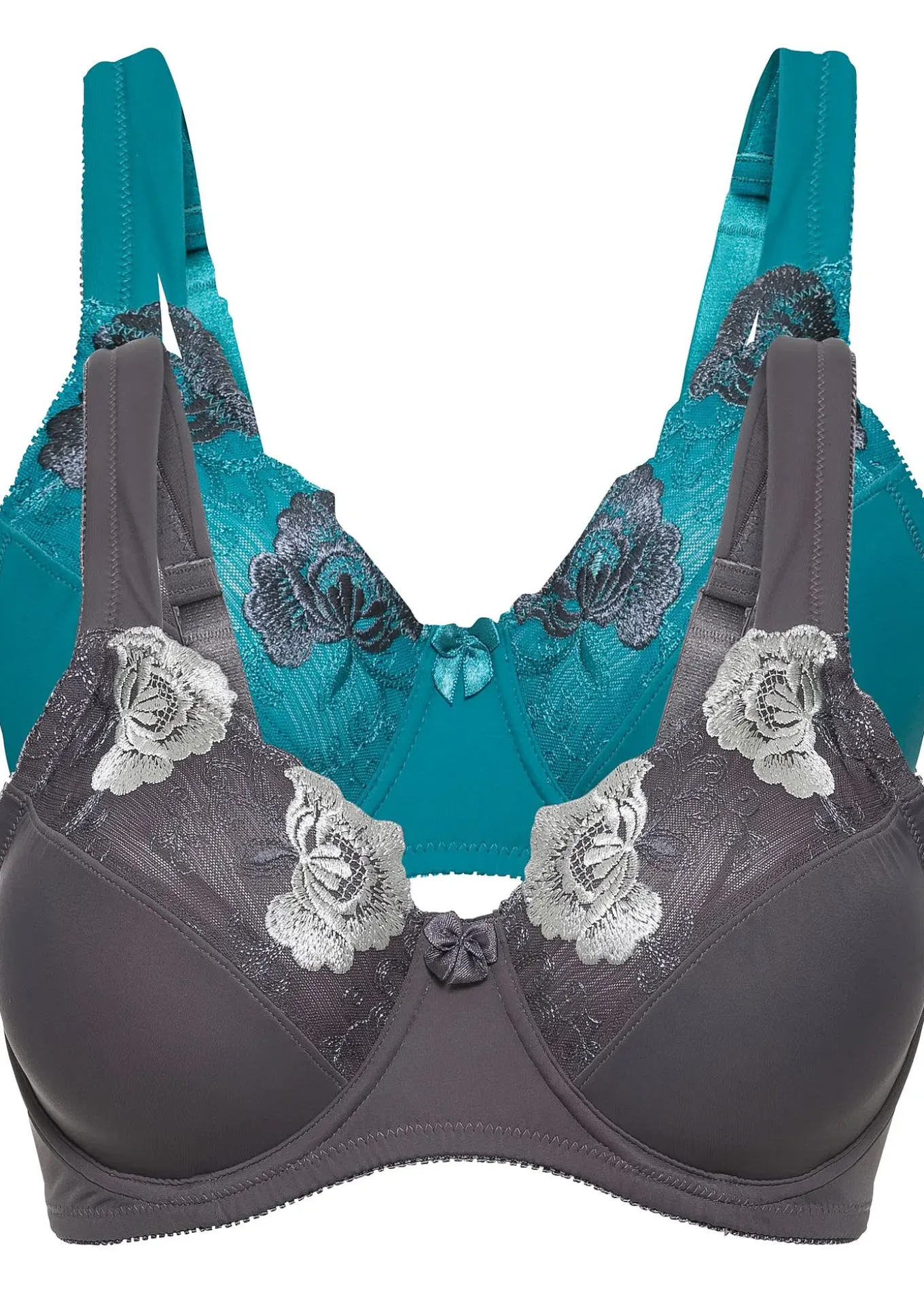 Lot de 2 soutiens-gorge minimiseurs à bretelles rembourrées