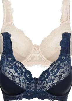 Lot de 2 soutiens-gorge minimiseurs à bretelles rembourrées