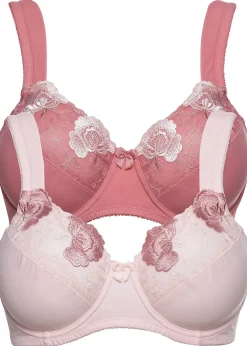 Lot de 2 soutiens-gorge minimiseurs à bretelles rembourrées