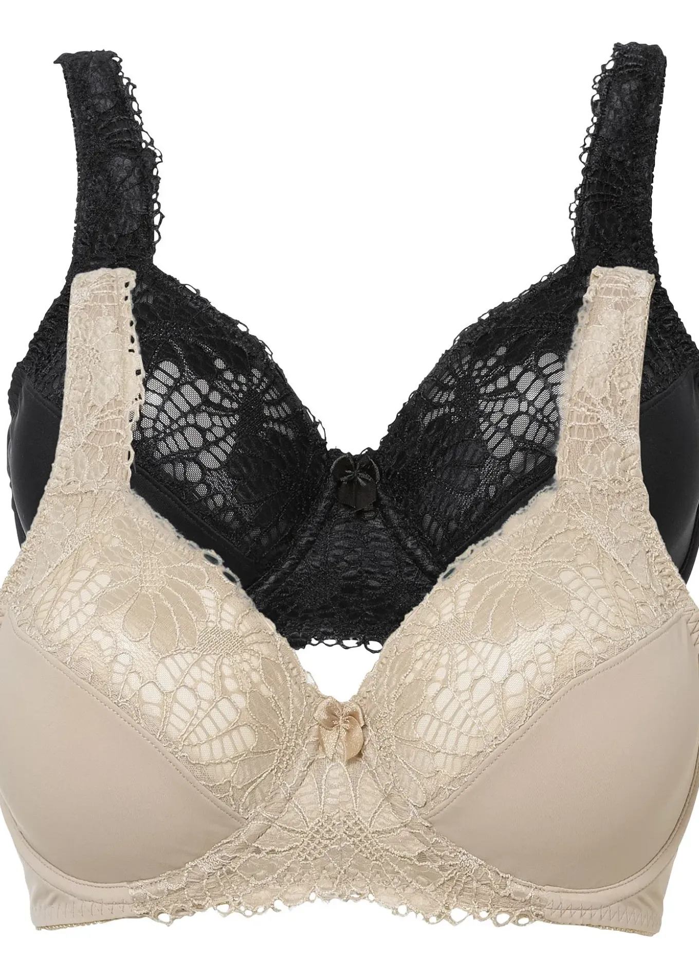 Lot de 2 soutiens-gorge minimiseurs à bretelles rembourrées