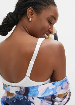 Lot de 2 soutiens-gorge moulés à armatures en matière brillante