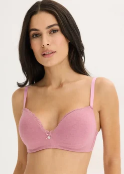 Lot de 2 soutiens-gorge push-up coton sans armatures