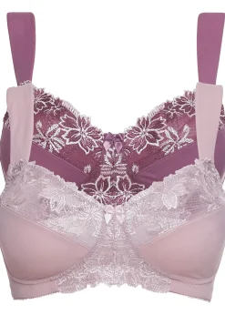 Lot de 2 soutiens-gorge sans armatures à bretelles rembourrées