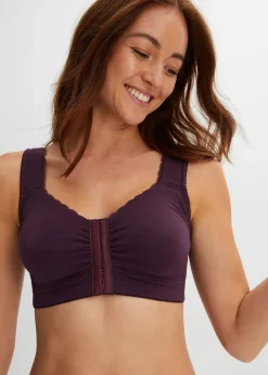 Lot de 2 soutiens-gorge sans armatures fermeture devant