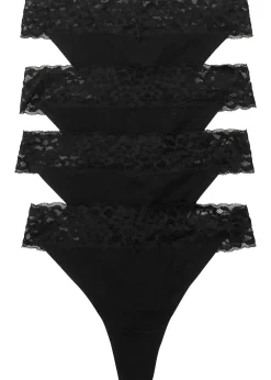 Lot de 4 strings coton