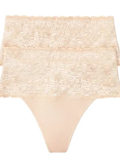 Lot de 2 strings sculptants, maintien modéré