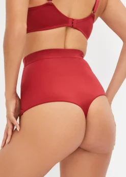 Lot de 2 strings sculptants en matière brillante, maintien léger