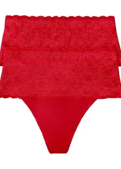 Lot de 2 strings sculptants, maintien modéré