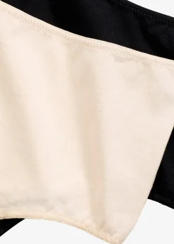 Lot de 4 strings taille haute coton