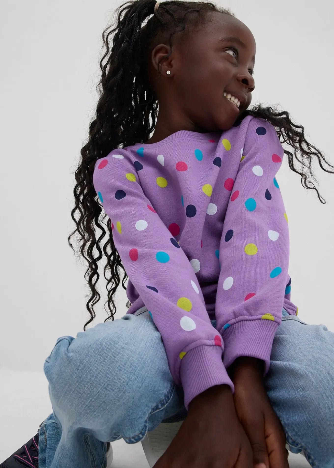 Lot de 2 sweats 100% coton