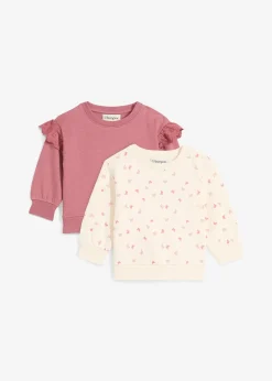 Lot de 2 sweats 100% coton