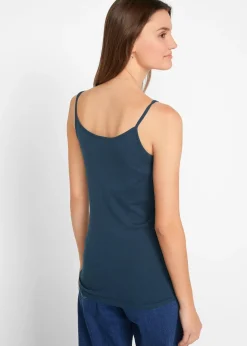 Lot de 3 tops à bretelles spaghetti 100% coton