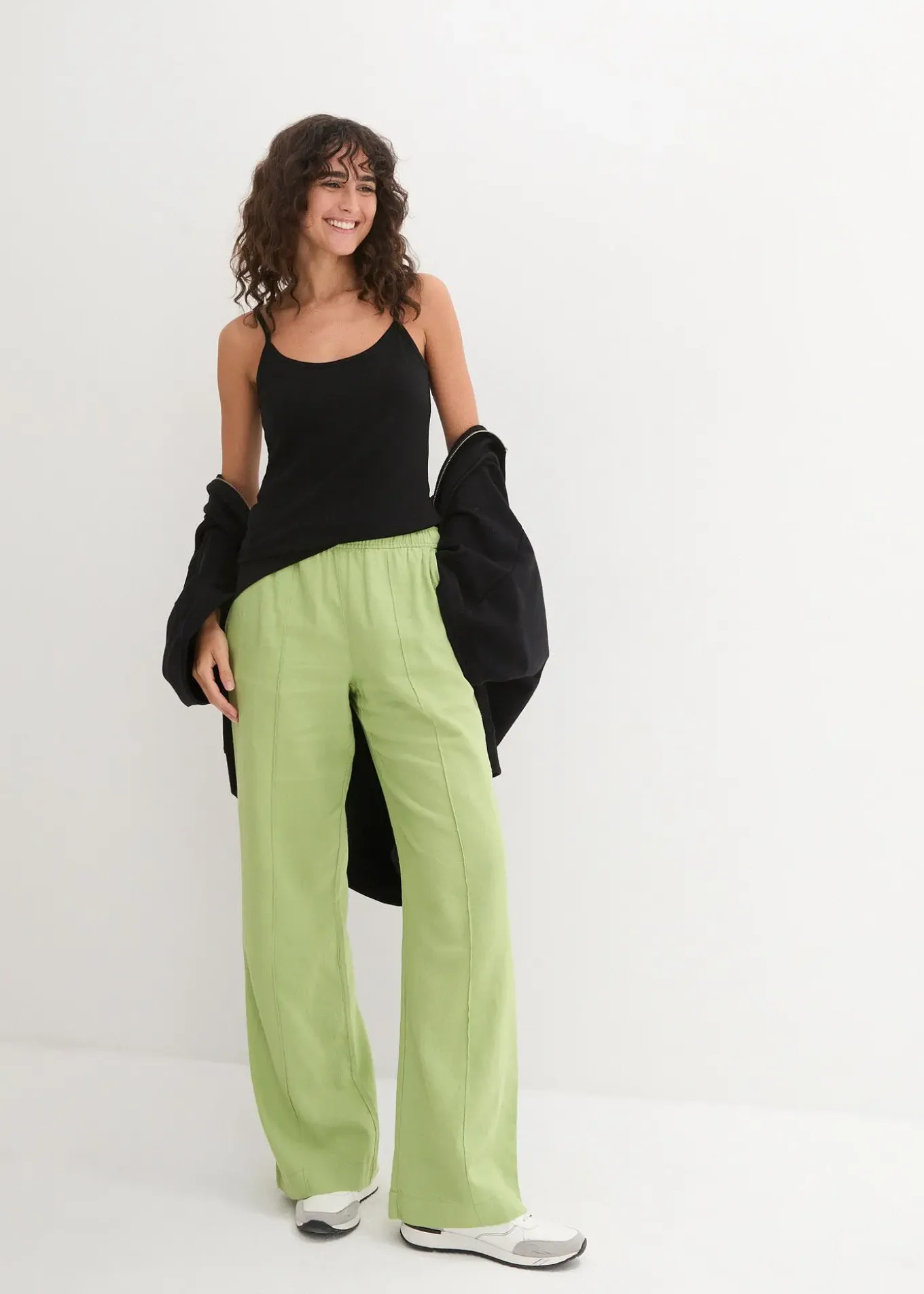 Lot de 3 tops à bretelles spaghetti 100% coton