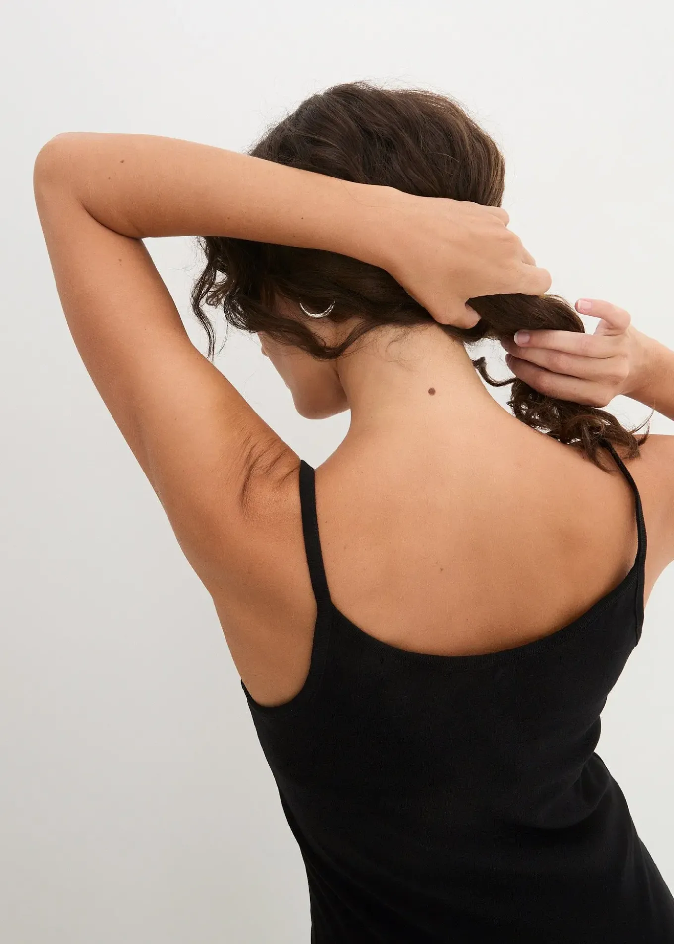 Lot de 3 tops à bretelles spaghetti 100% coton