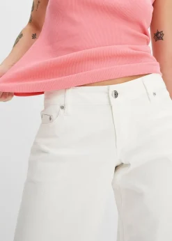 Lot de 2 tops côtelés 100% coton