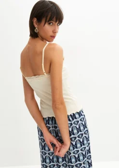 Lot de 2 tops côtelés doux