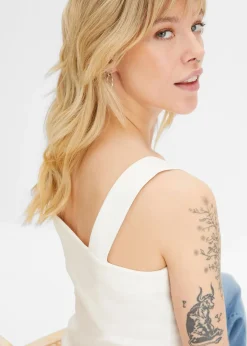 Lot de 2 tops en coton côtelé