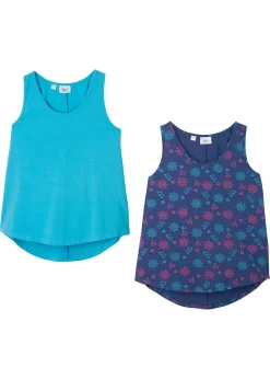 Lot de 2 tops en coton extensible