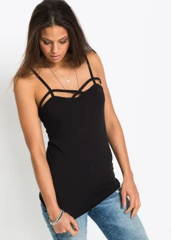 Lot de 2 tops en coton extensible