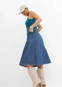 Lot de 2 tops longs coton bretelles spaghetti