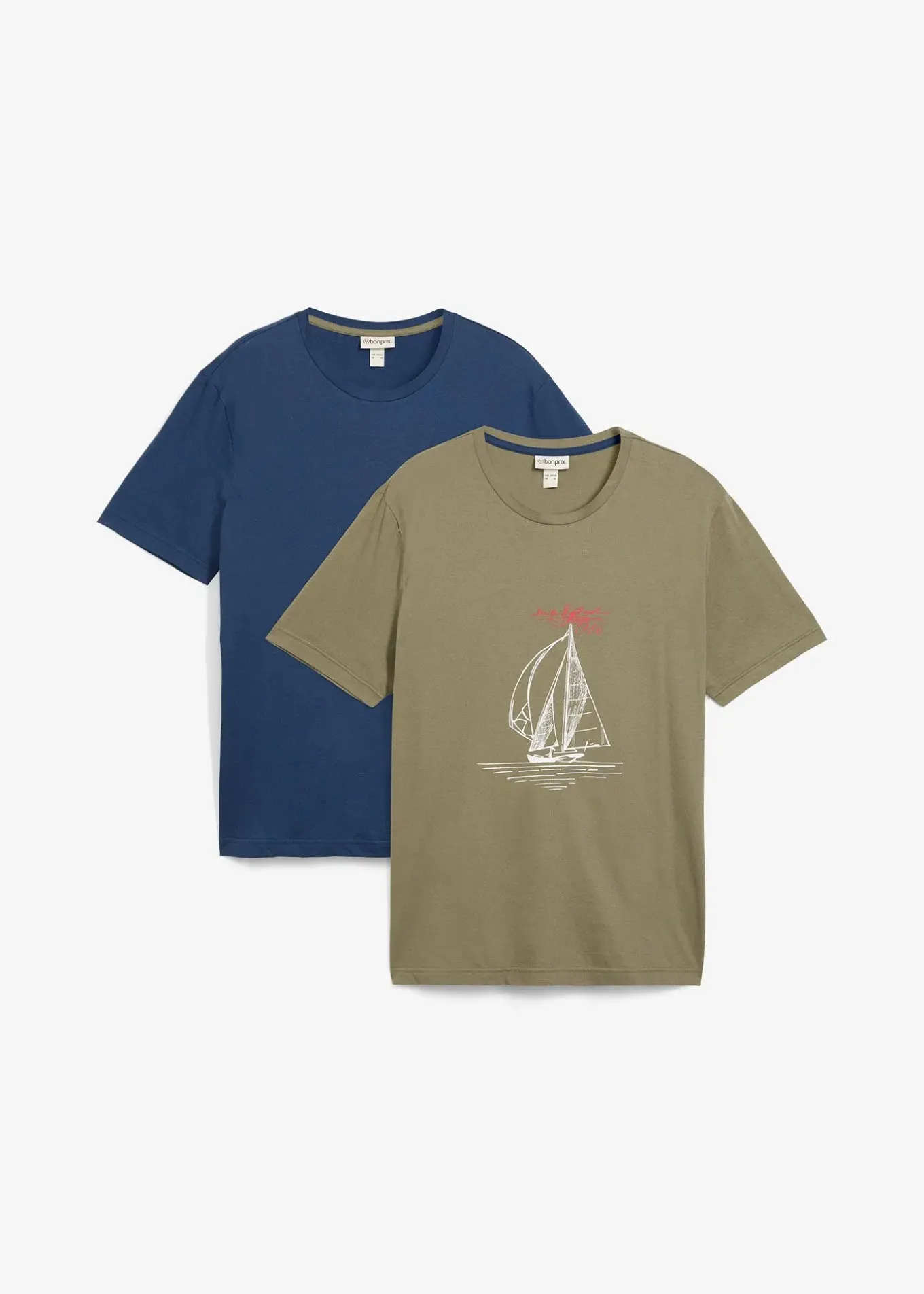 Lot de 2 T-shirts 100% coton