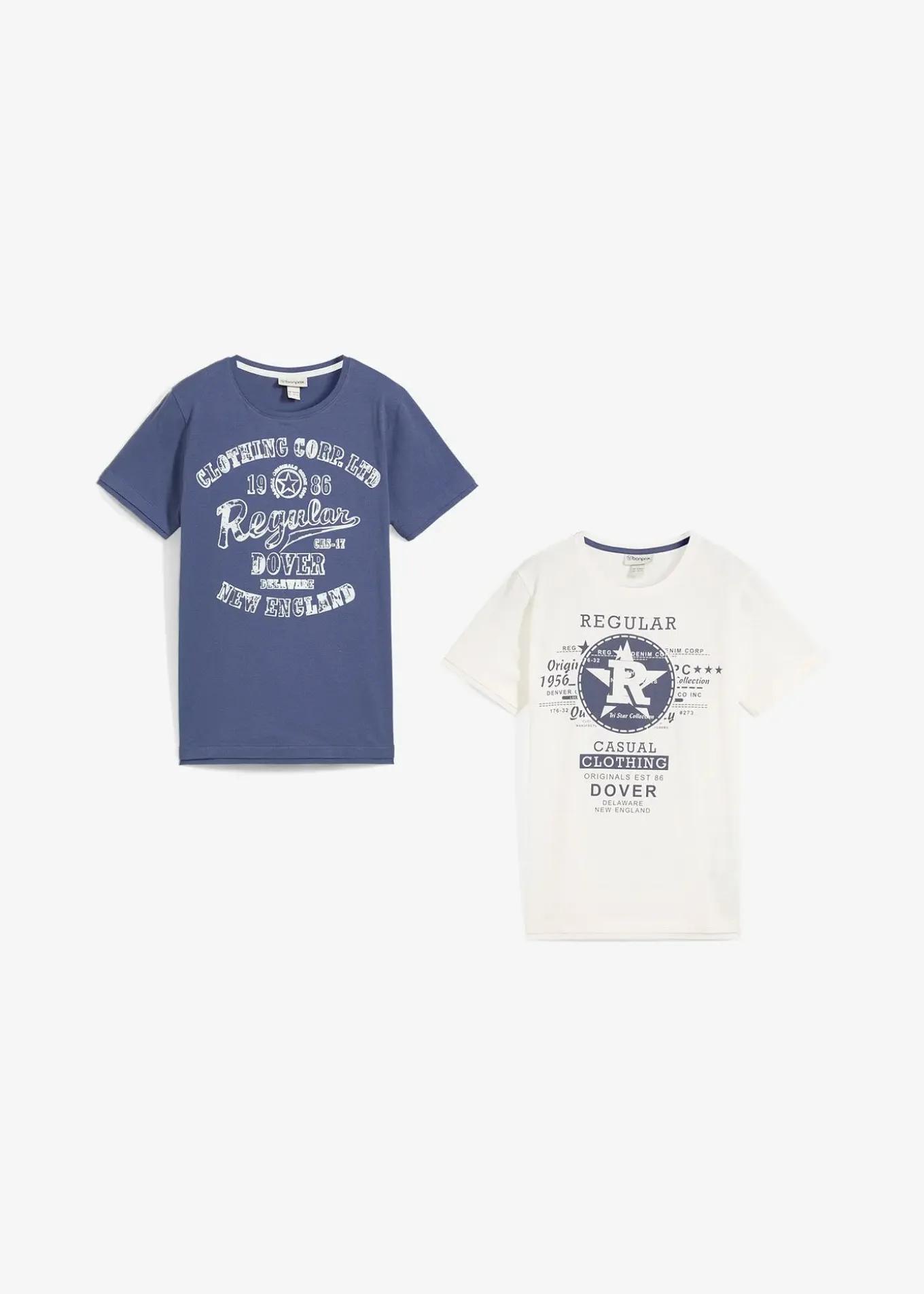Lot de 2 T-shirts 100% coton