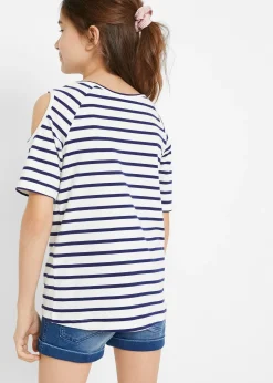 Lot de 2 T-shirts avec épaules découpées