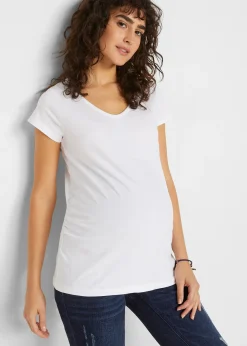 Lot de 2 T-shirts basiques de grossesse