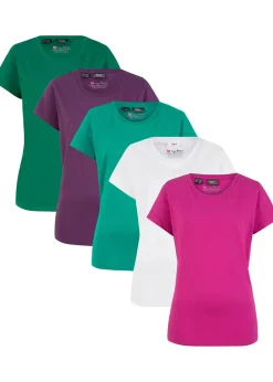 Lot de 5 T-shirts col rond