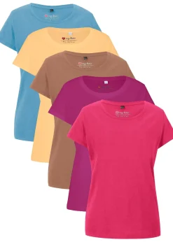 Lot de 5 T-shirts col rond