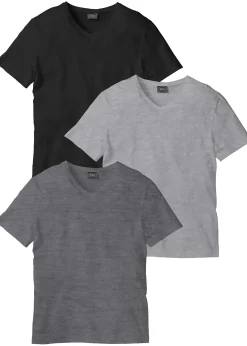 Lot de 3 T-shirts col V
