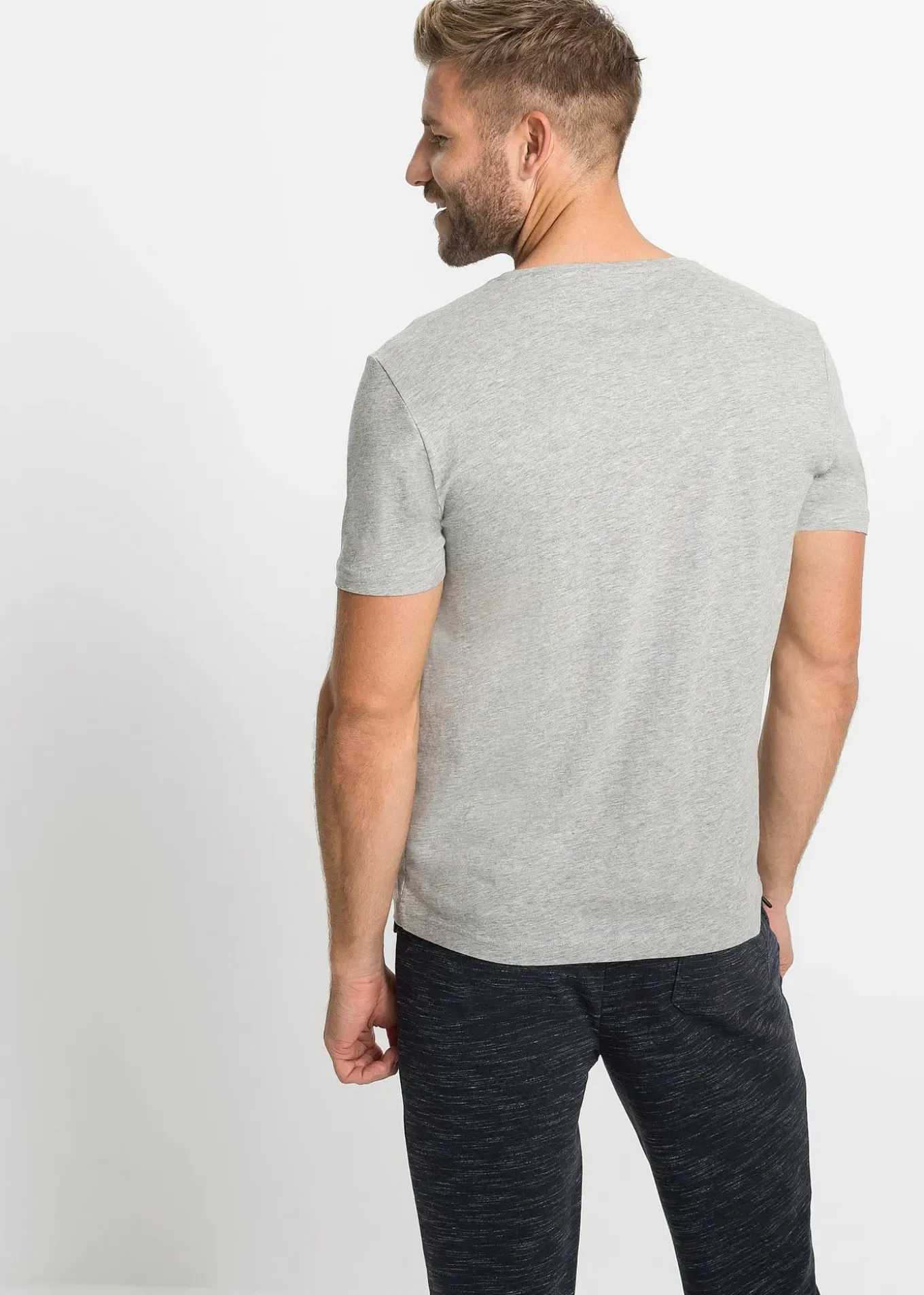 Lot de 3 T-shirts col V