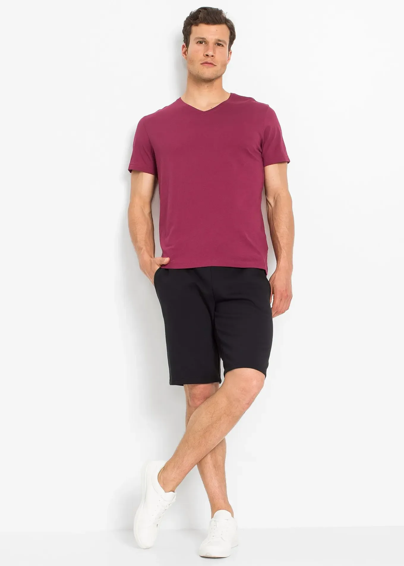 Lot de 3 T-shirts col V