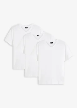 Lot de 3 T-shirts col V