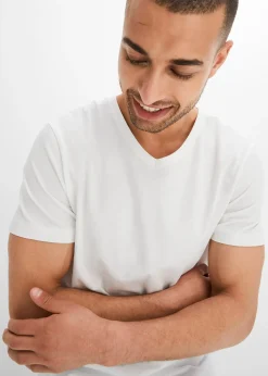 Lot de 3 T-shirts col V